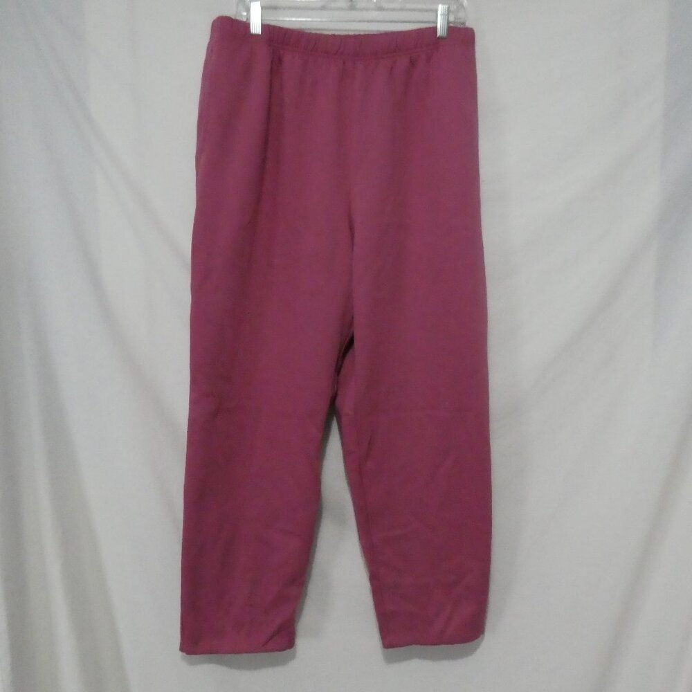 CLASSIC ELEMENTS | XL - extra large | Dark Pink Sweatpants | Elastic Waist